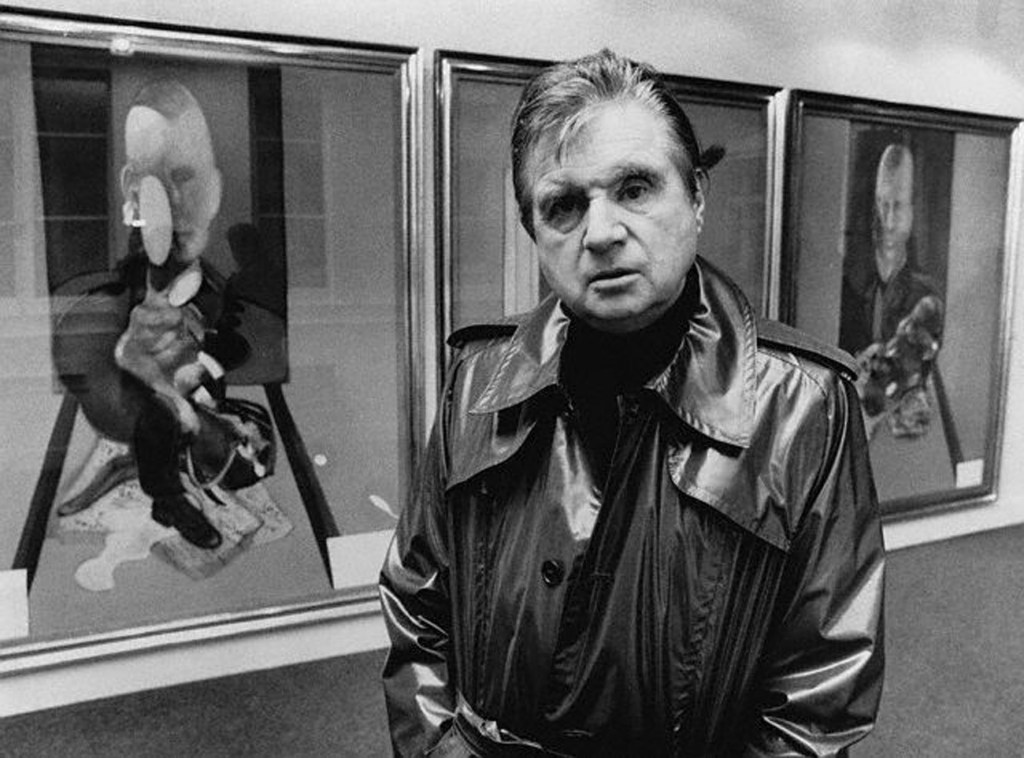 Francis Bacon delante del autorretrato