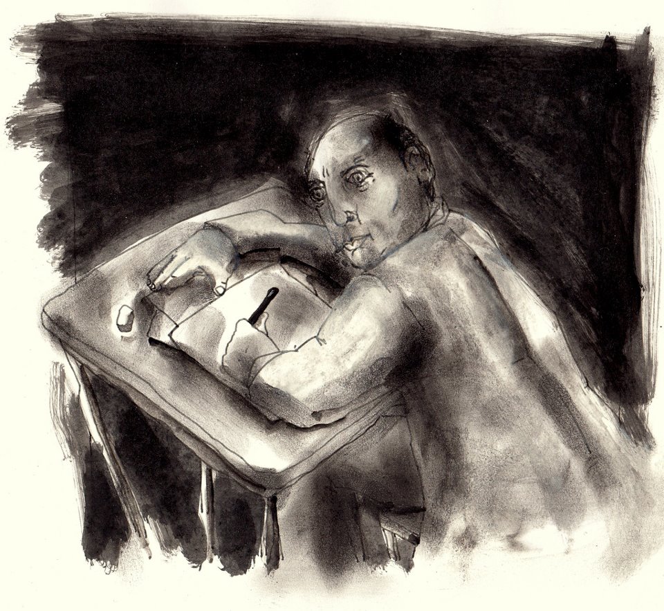 Dibujo de Miguel Rubial, tomado de: http://goo.gl/aJsMKg.