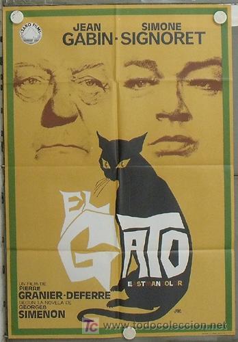 Afiche de la maravillosa película El Gato. Tomado de: