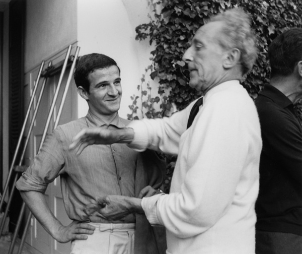 Jean Cocteau y Francois Truffaut: dos grandes y buenos amigos.
