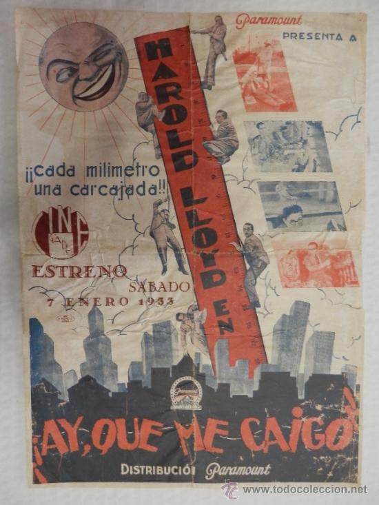 Harold Lloyd, el cómico que no pudo con la presencia de Charlie Chaplin. | Foto: http://www.todocoleccion.net/