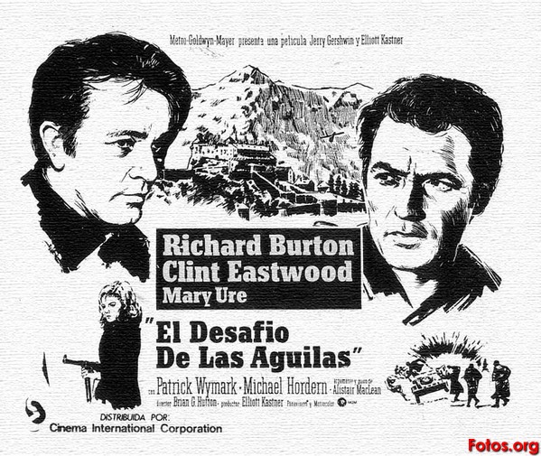 :El Desafío de las Águilas (1967) de Brian G. Hutton. | Foto: http://www.filmaffinity.com/