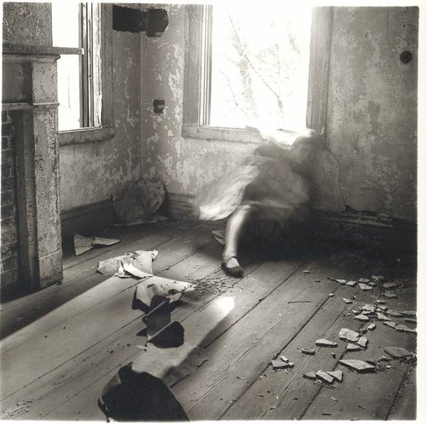 George and Betty Woodman. |  Francesca Woodman: House #3, Providence, Rhode Island, 1976.