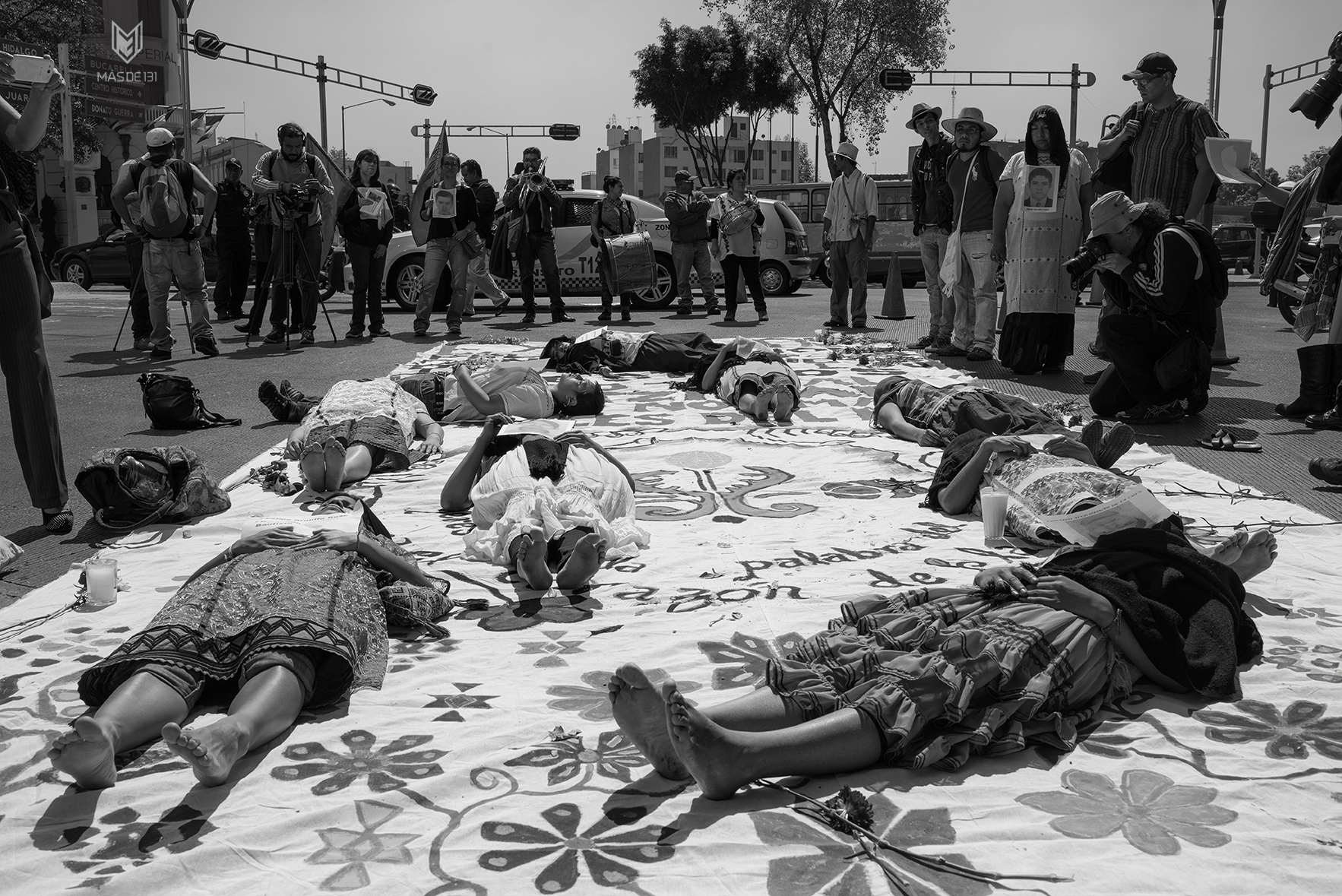 Ayotzinapa, México. Foto: Eduardo Velasco (masde131.com).