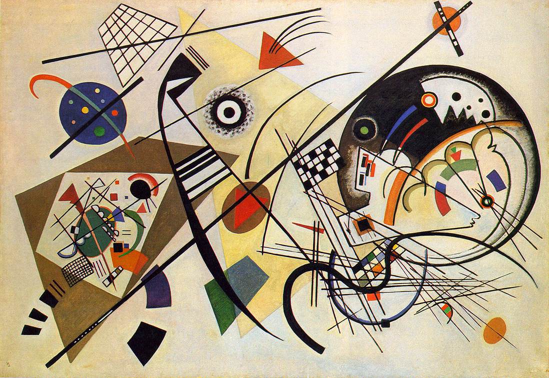 Kandinsky: Transverse lines. (Foto: diariodecultura.com.ar).