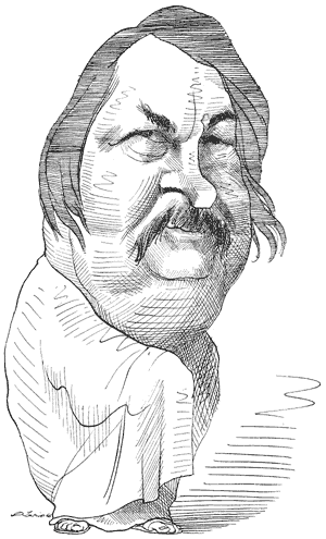 Famosa ilustración de David Levine.