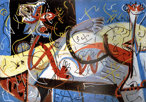 "Stenographic Figure". Jackson Pollock. thecityreview.com