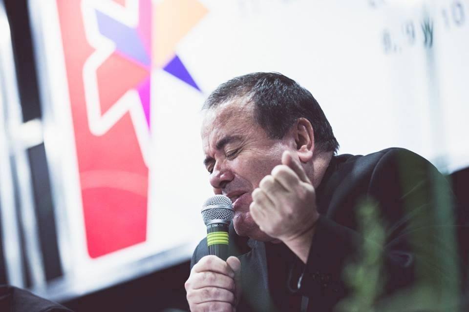 Ricardo Rojas Ayrala en la Feria del Libro de Buenos Aires 2015.