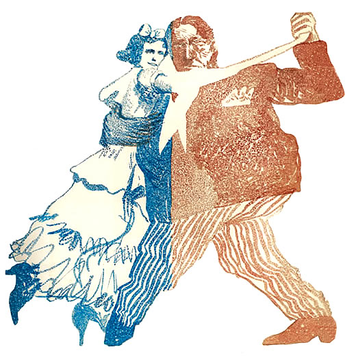 Tango. Ilustración de Hermenegildo Sábat