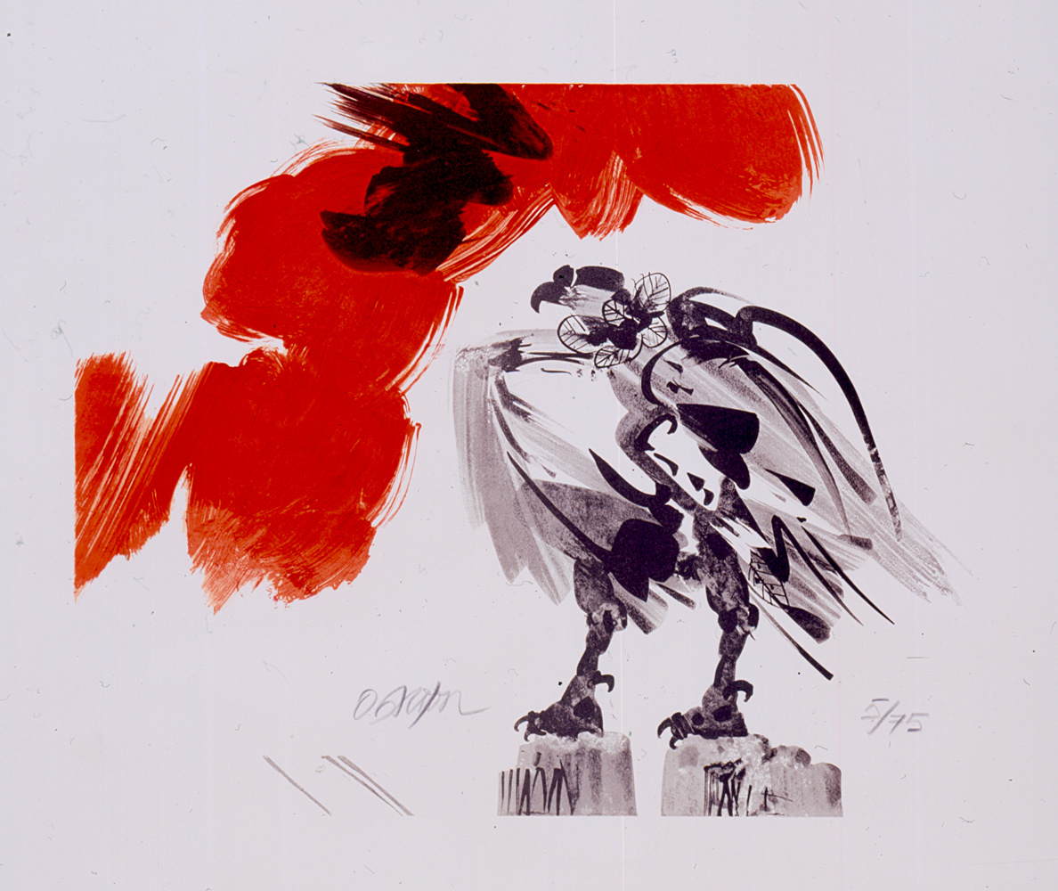 Pintura de Alejandro Obregón. Sin título (banrepcultural.org).