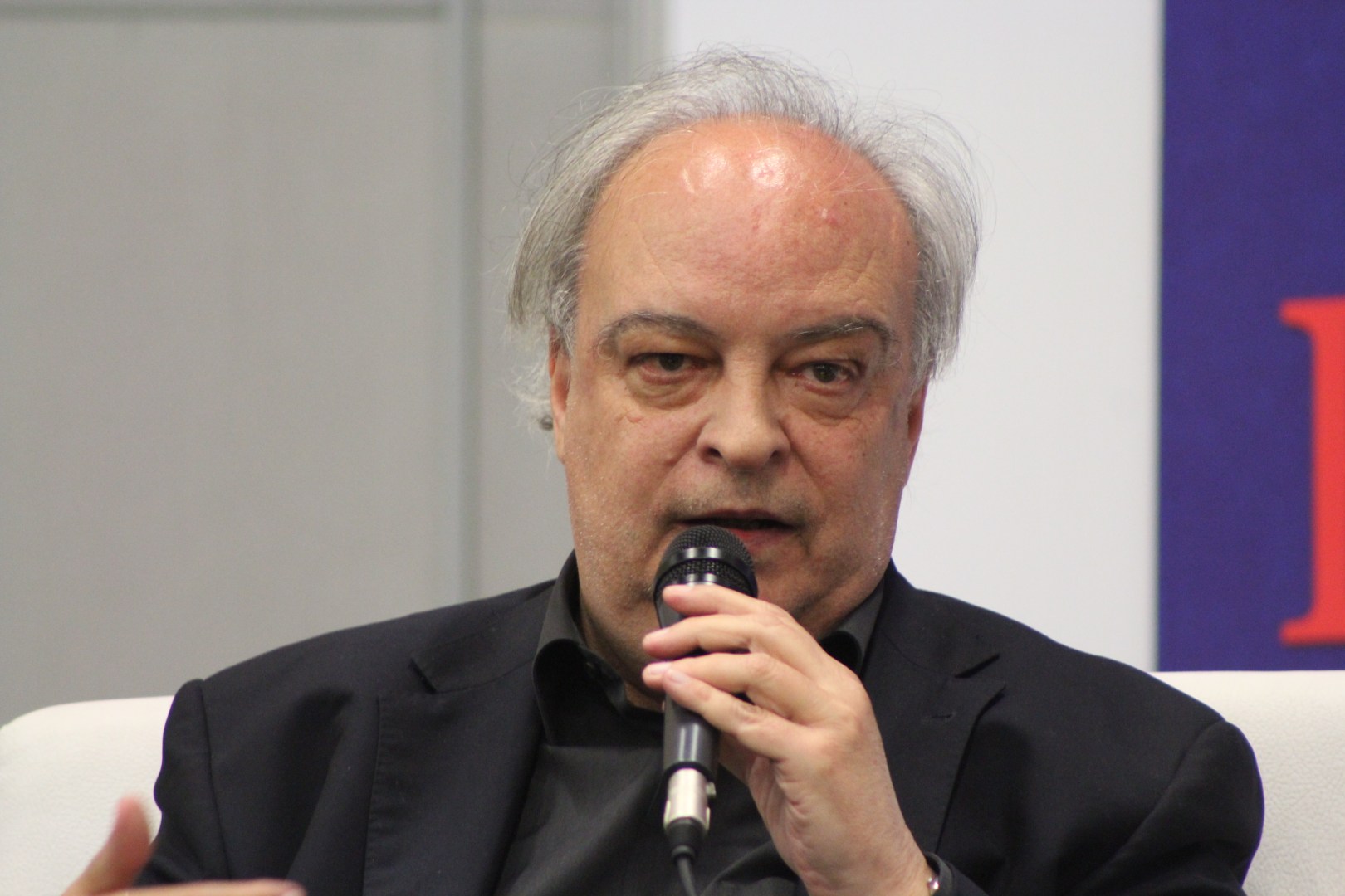 Enrique Vila-Matas en la Filbo 2017. Foto: Sara Gaviria Piedrahíta.