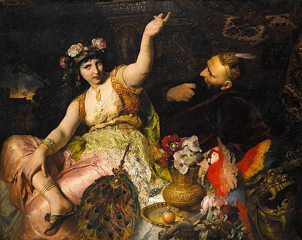 Ferdinand Keller - Scheherazade und Sultan Schariar