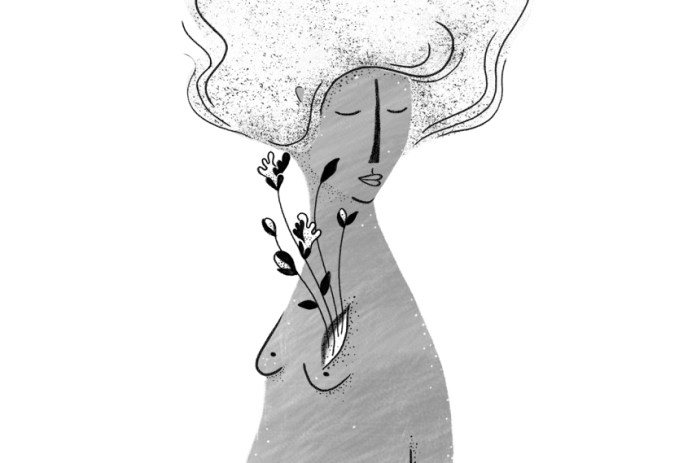 Ilustración de Juliana Arboleda para Fragmentaria de Violeta Villalba, Revista Literariedad